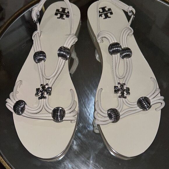 Tory Burch multi strap capri sandals sz 9 - Picture 2 of 3